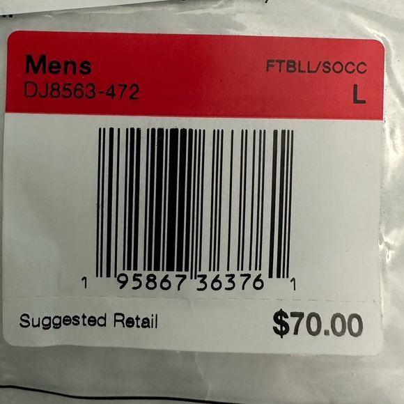 NIKE PSG 22/23 Prematch Jersey - Color White/Grey - Size L - Picture 5 of 7